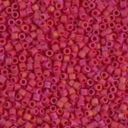 Miyuki delica beads 10/0 - Matted opaque red ab DBM-362